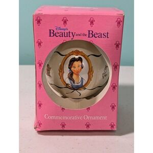 Disney Beauy And The Beast Commemrative Schmid Ornament 1991 Vintage